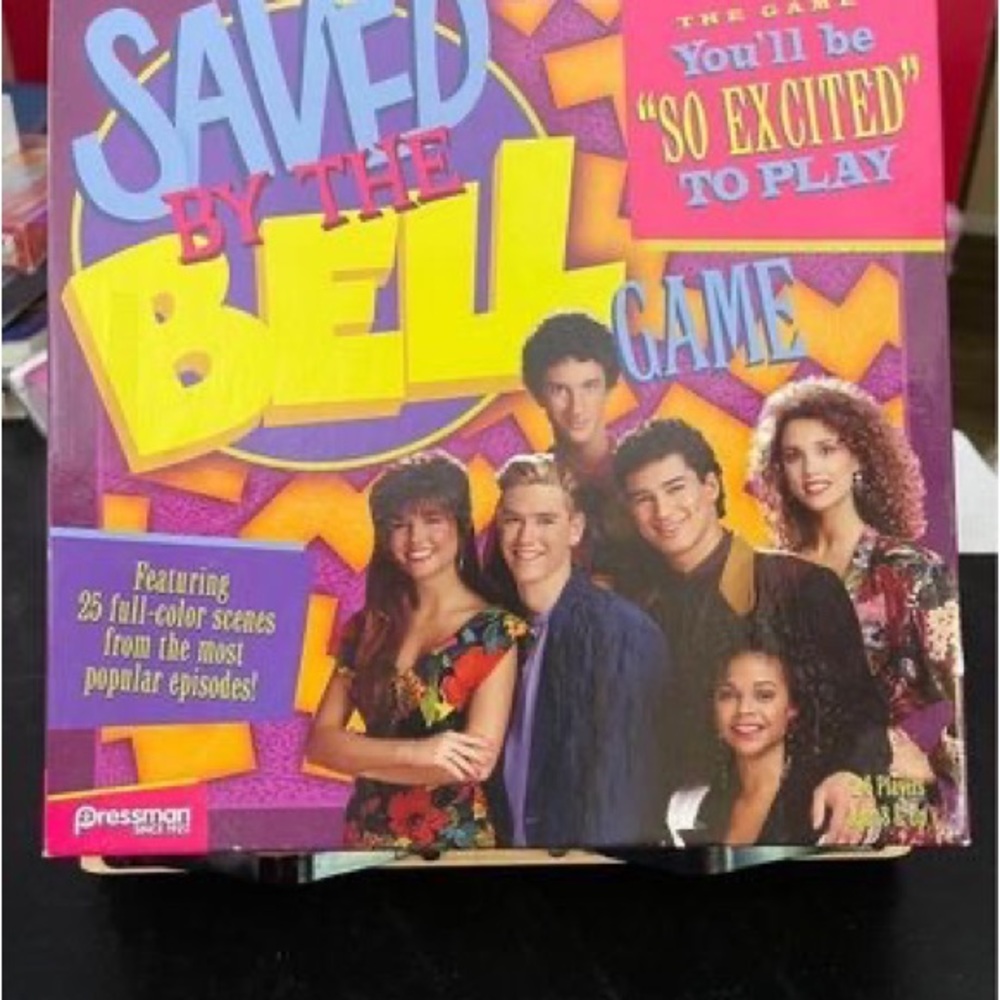 SAVED BY THE BELL BOARD GAME 90'S POP TV SERIES CULTURE